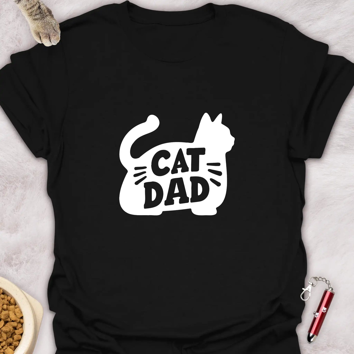 CAT DAD β CAT SILHOUETTE T-SHIRT