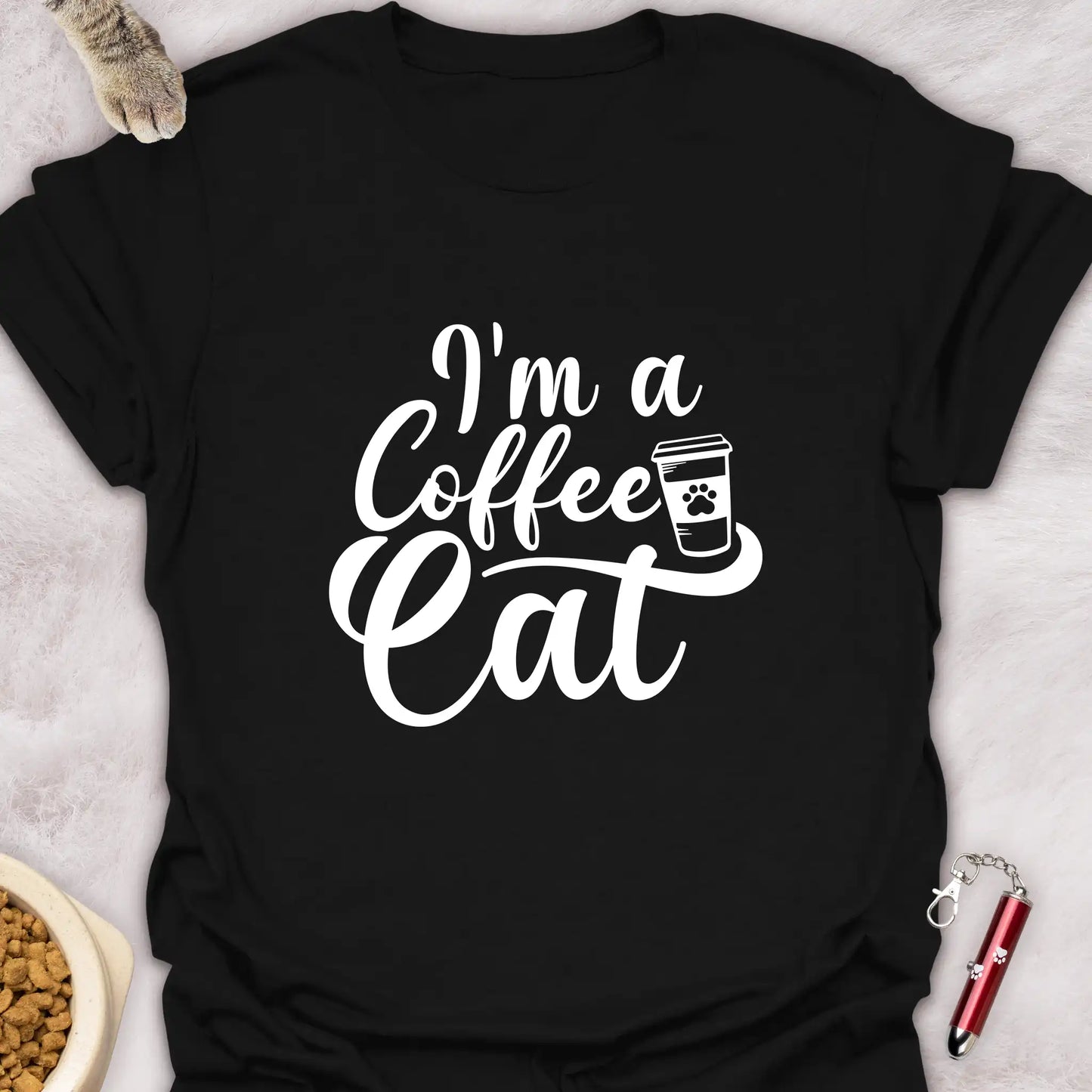 I’M A COFFEE CAT – FUN CAT T-SHIRT