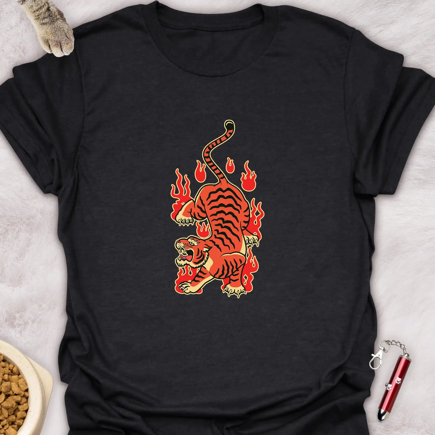 ORANGE TIGER TRADITIONAL UKIYO-E