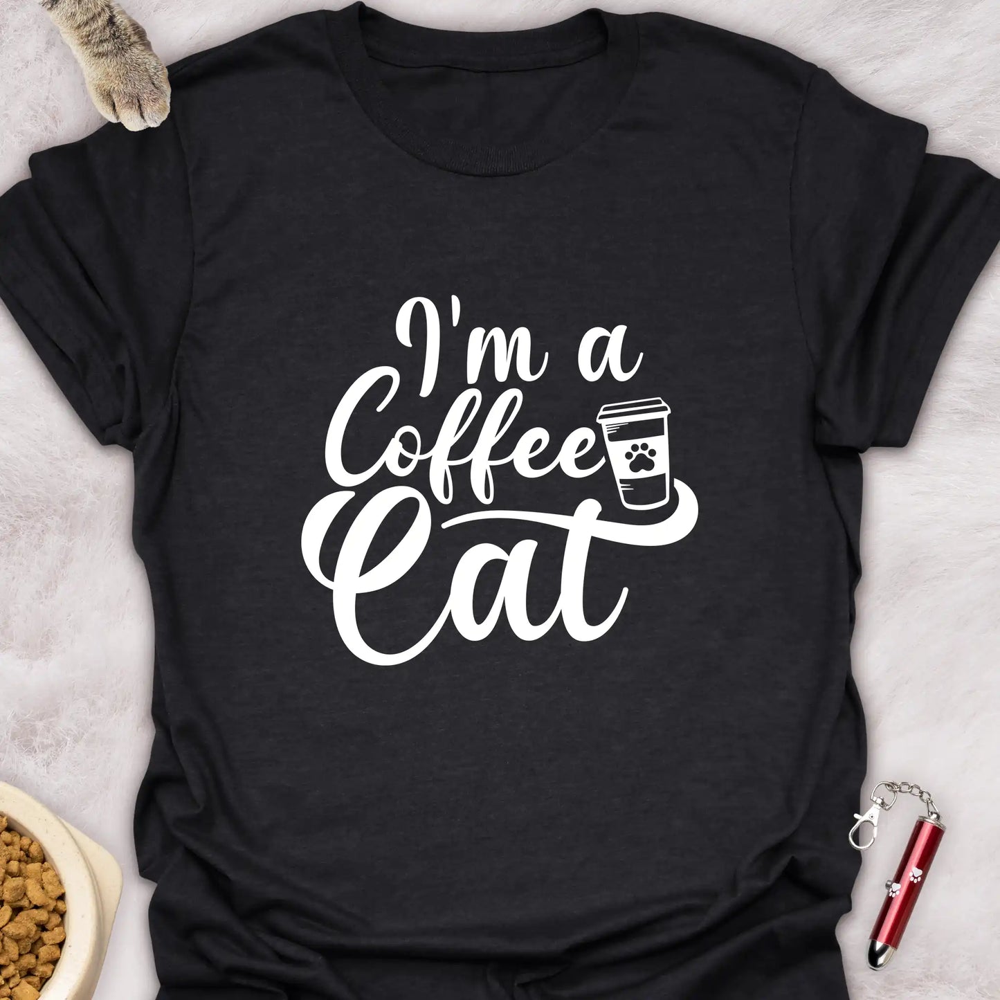 I’M A COFFEE CAT – FUN CAT T-SHIRT