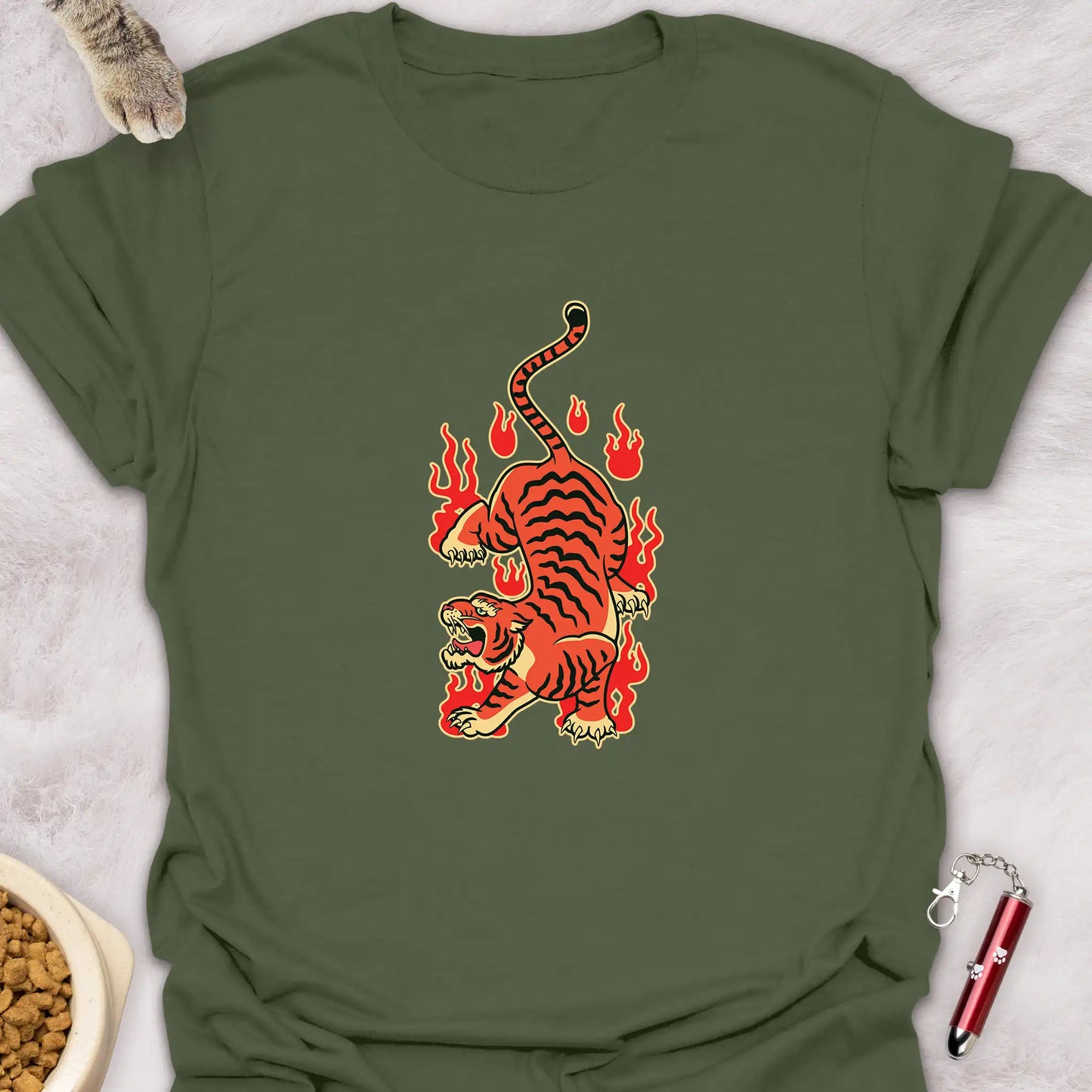 ORANGE TIGER TRADITIONAL UKIYO-E