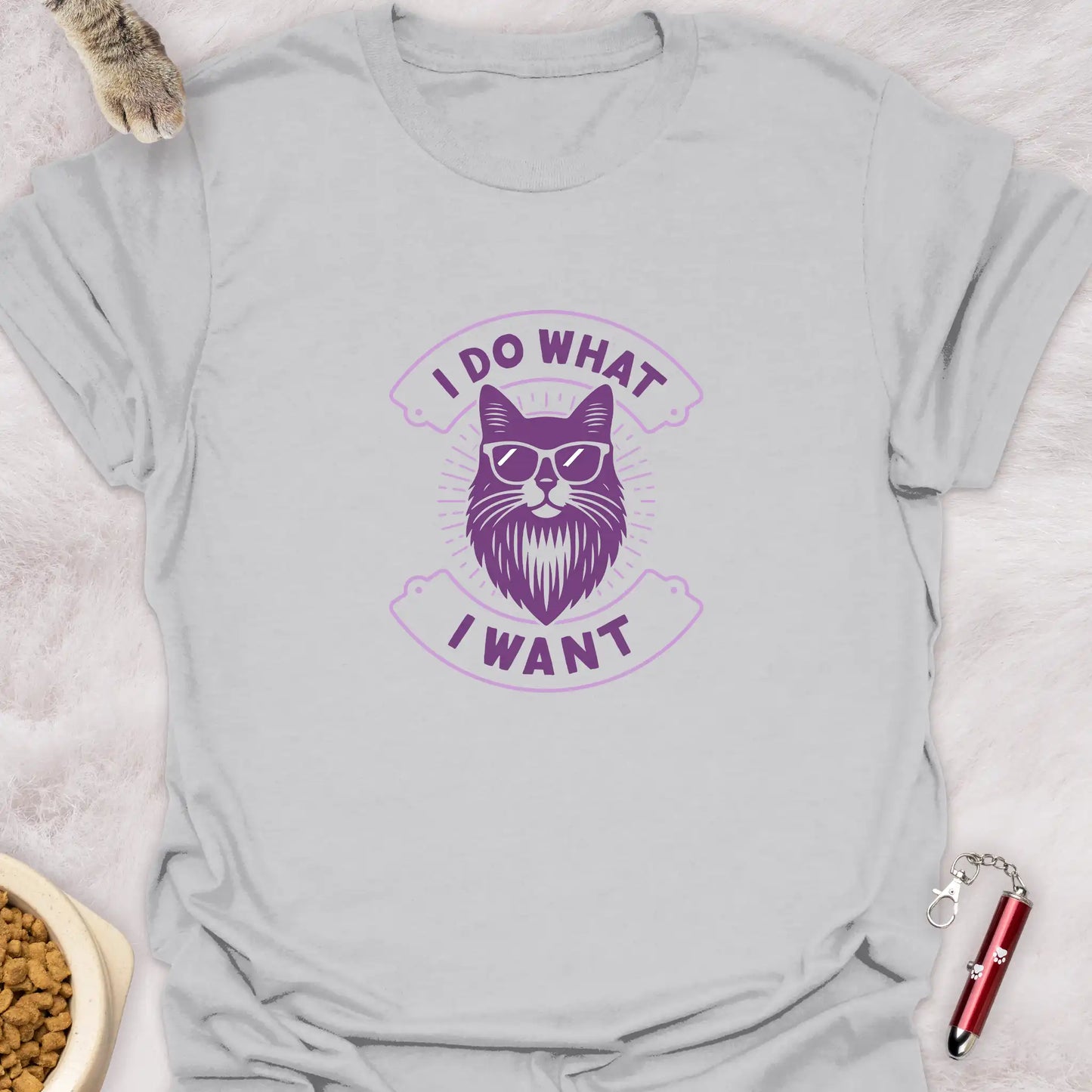 I DO WHAT I WANT β SUNGLASSES CAT FUNNY CAT T-SHIRT