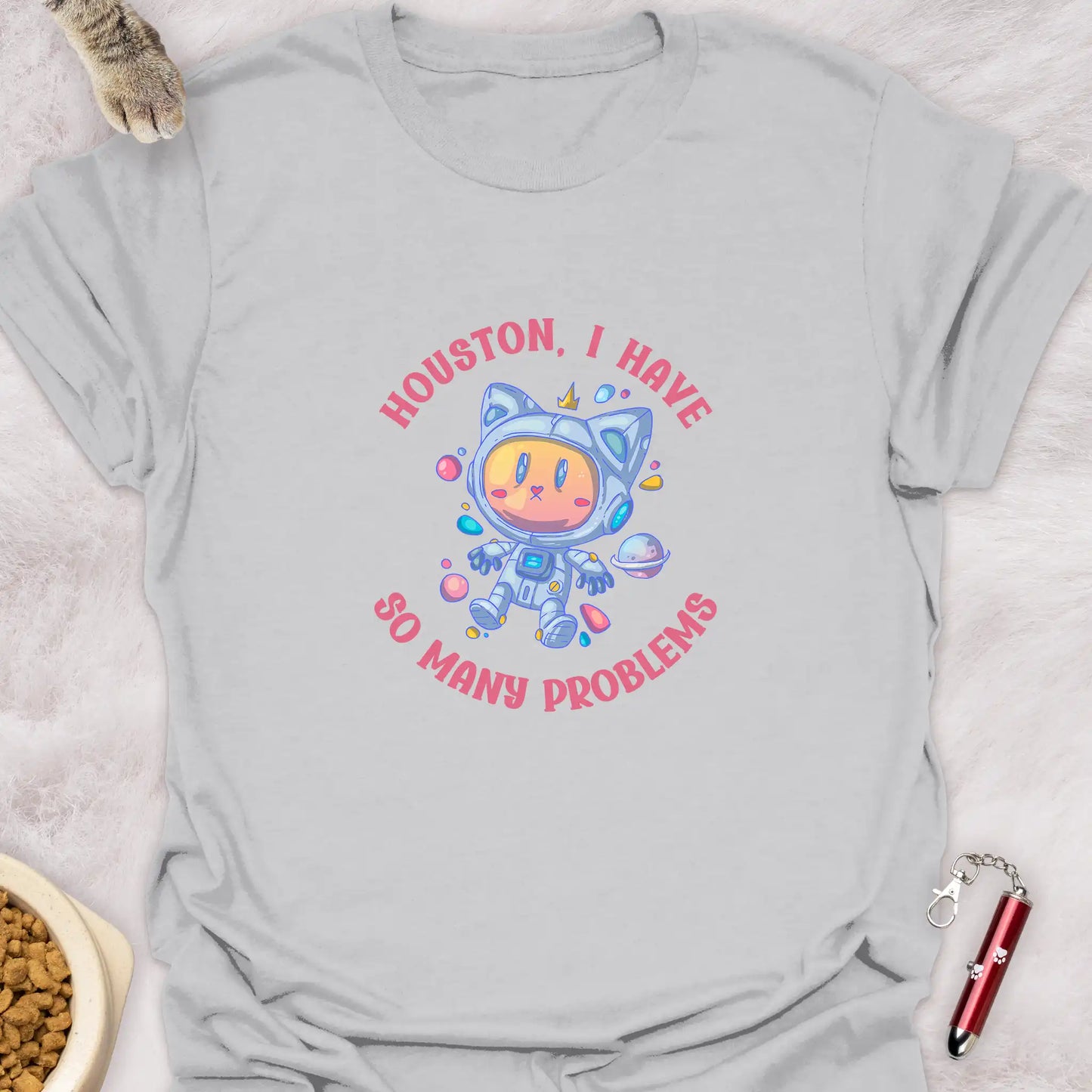 HOUSTON I HAVE SO MANY PROBLEMS β ASTRONAUT CAT T-SHIRT