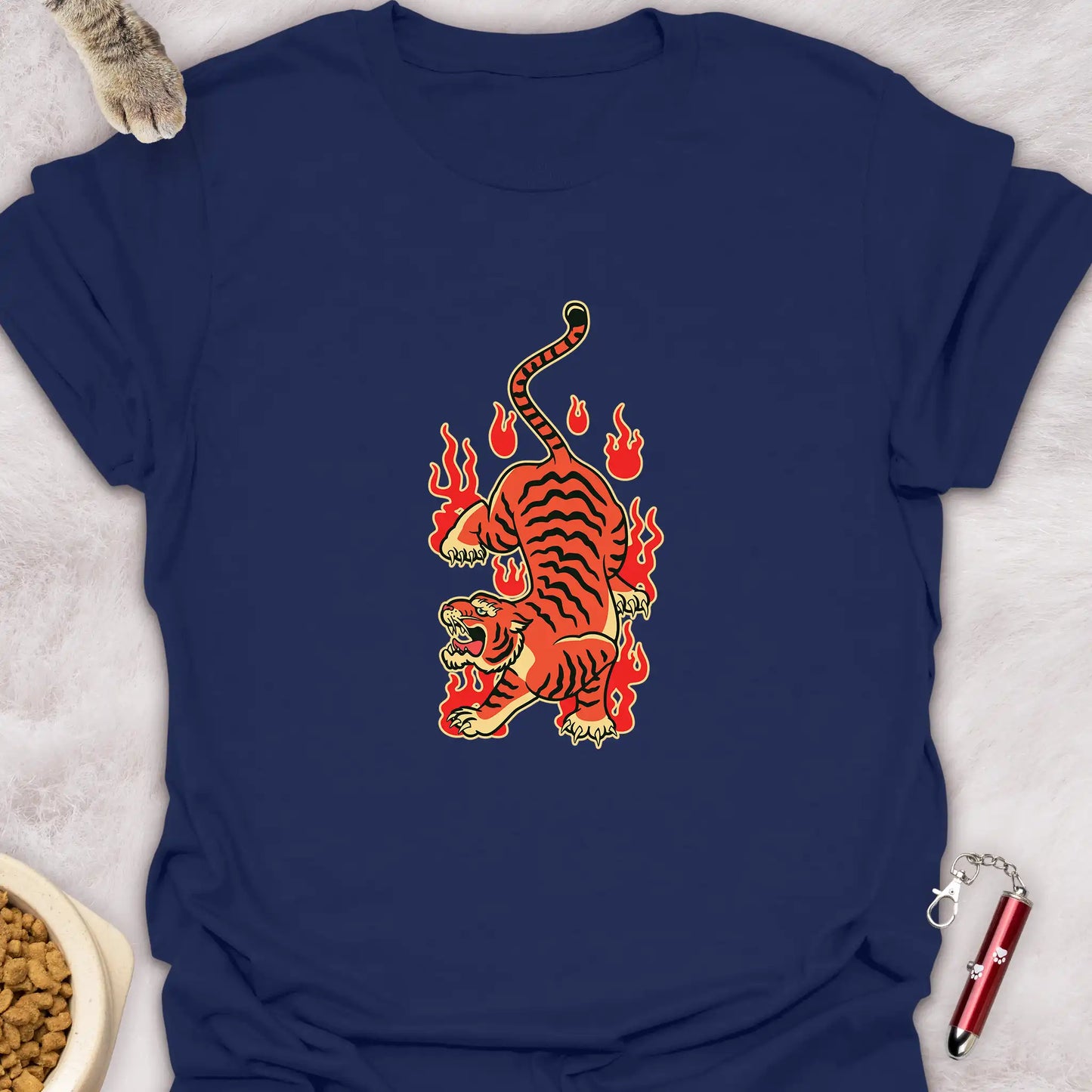 ORANGE TIGER TRADITIONAL UKIYO-E