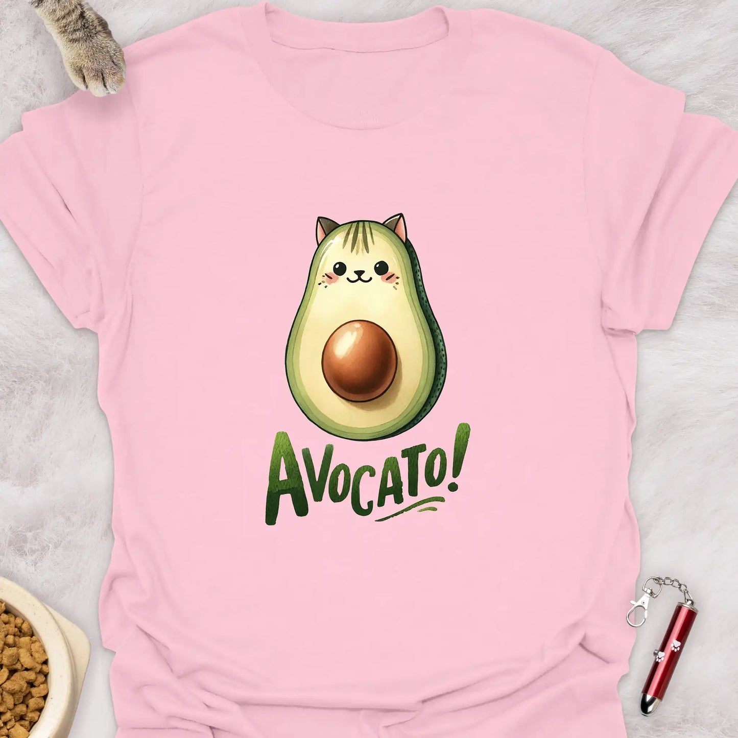 AVOCATO β FUNNY CAT AVOCADO T-SHIRT
