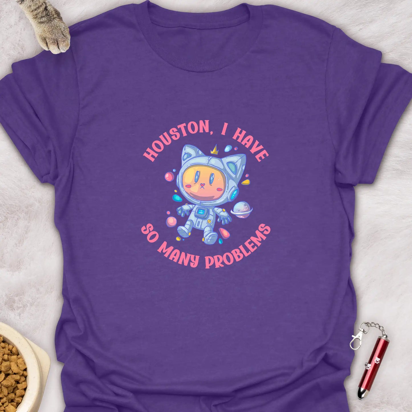 HOUSTON I HAVE SO MANY PROBLEMS β ASTRONAUT CAT T-SHIRT
