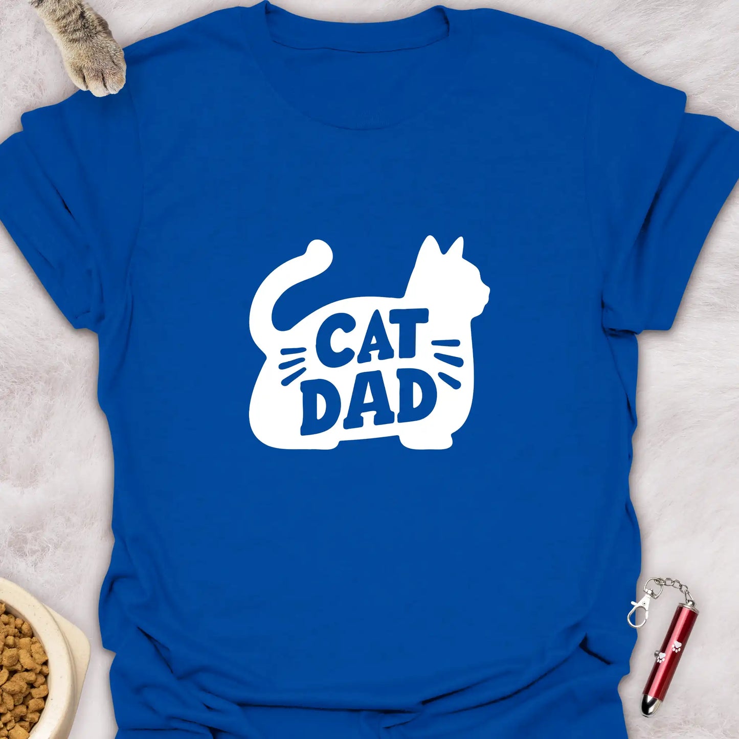 CAT DAD β CAT SILHOUETTE T-SHIRT