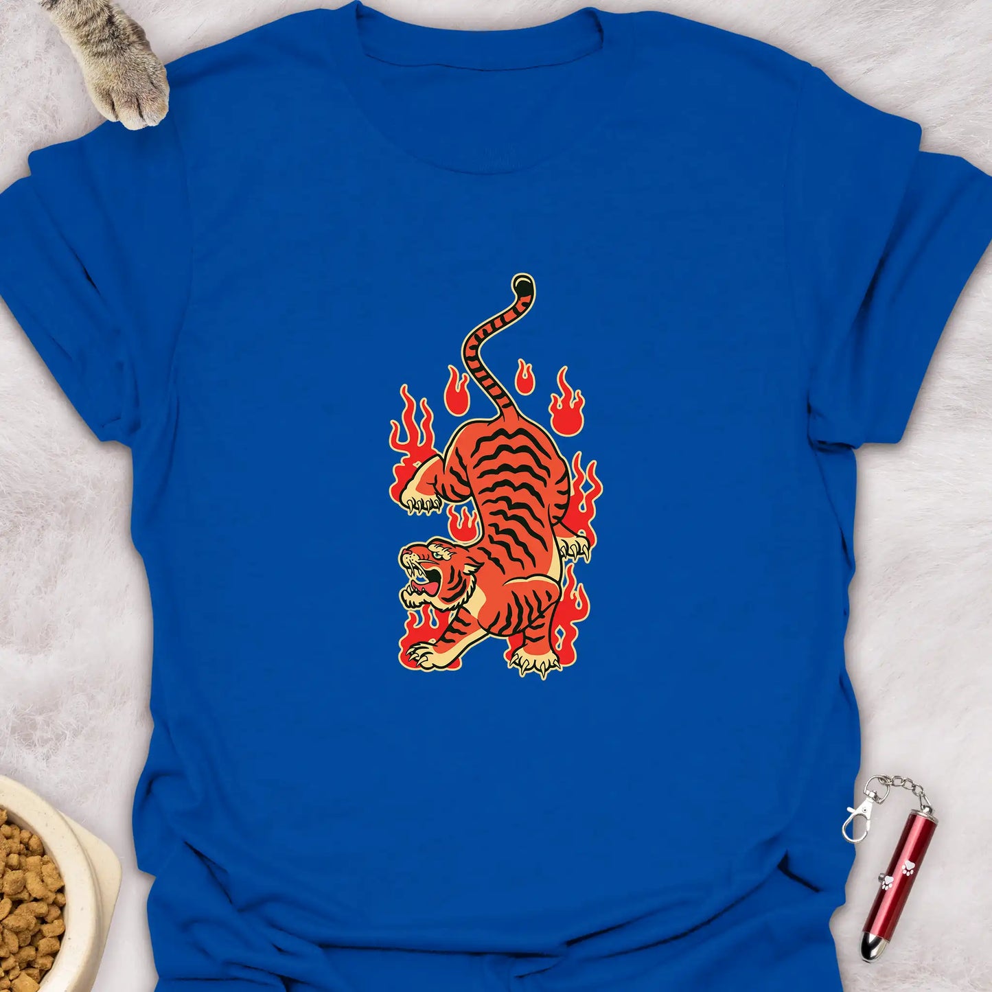 ORANGE TIGER TRADITIONAL UKIYO-E