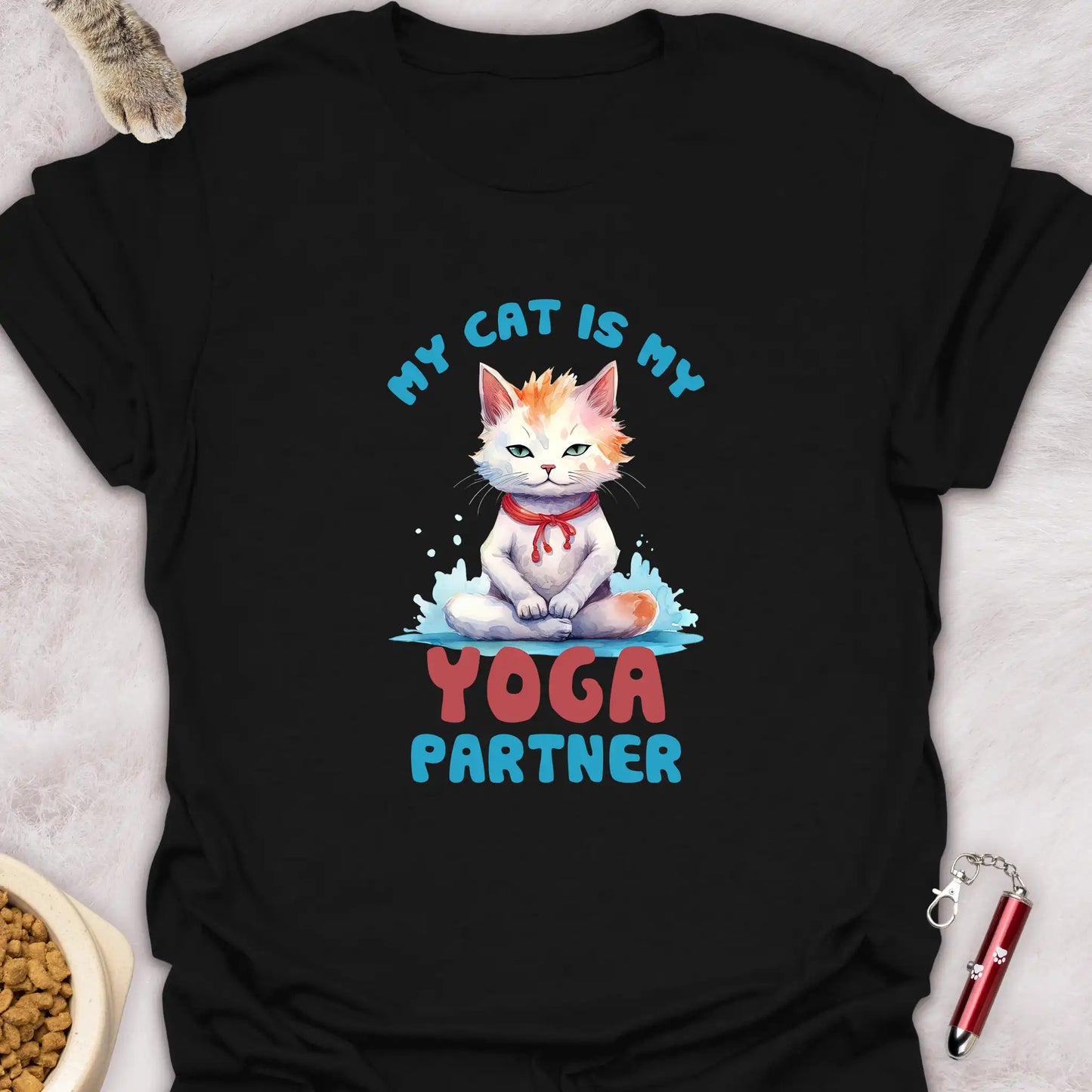 MY CAT IS MY YOGA PARTNER