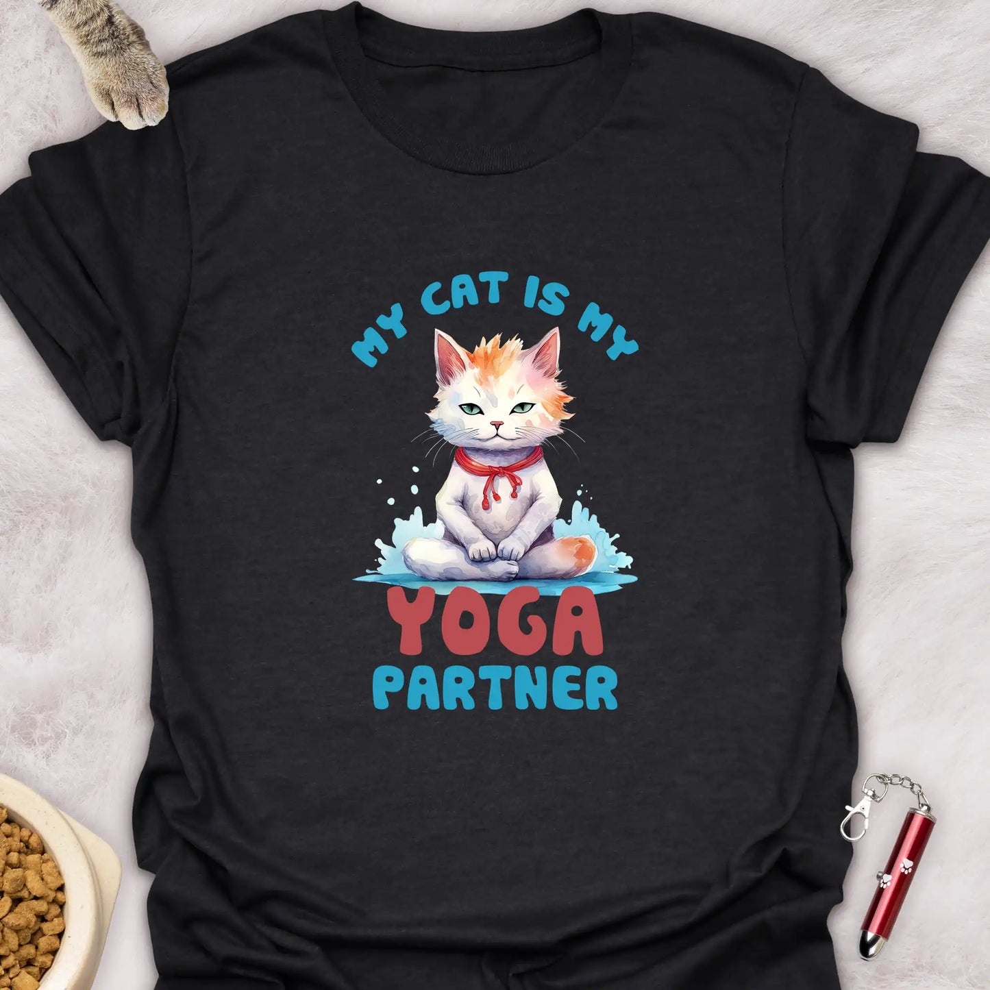 MY CAT IS MY YOGA PARTNER